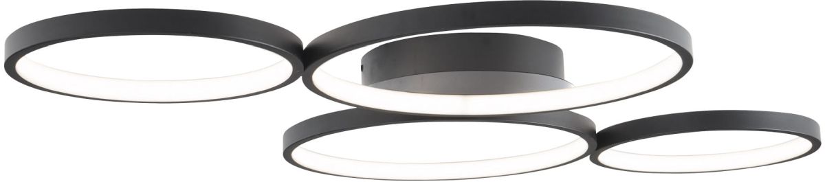 MaxLight Velvet lampa podsufitowa 1x67W czarna C0200