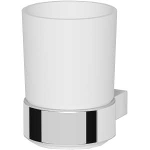 Oltens Vernal szklanka z uchwytem biała ceramika/chrom 86102000 - Wysyłka w 24h