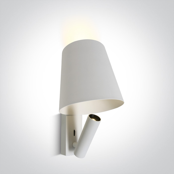 One Light Piniada kinkiet 1x3W biały/czarny 65142/W/W - Wysyłka w 24h