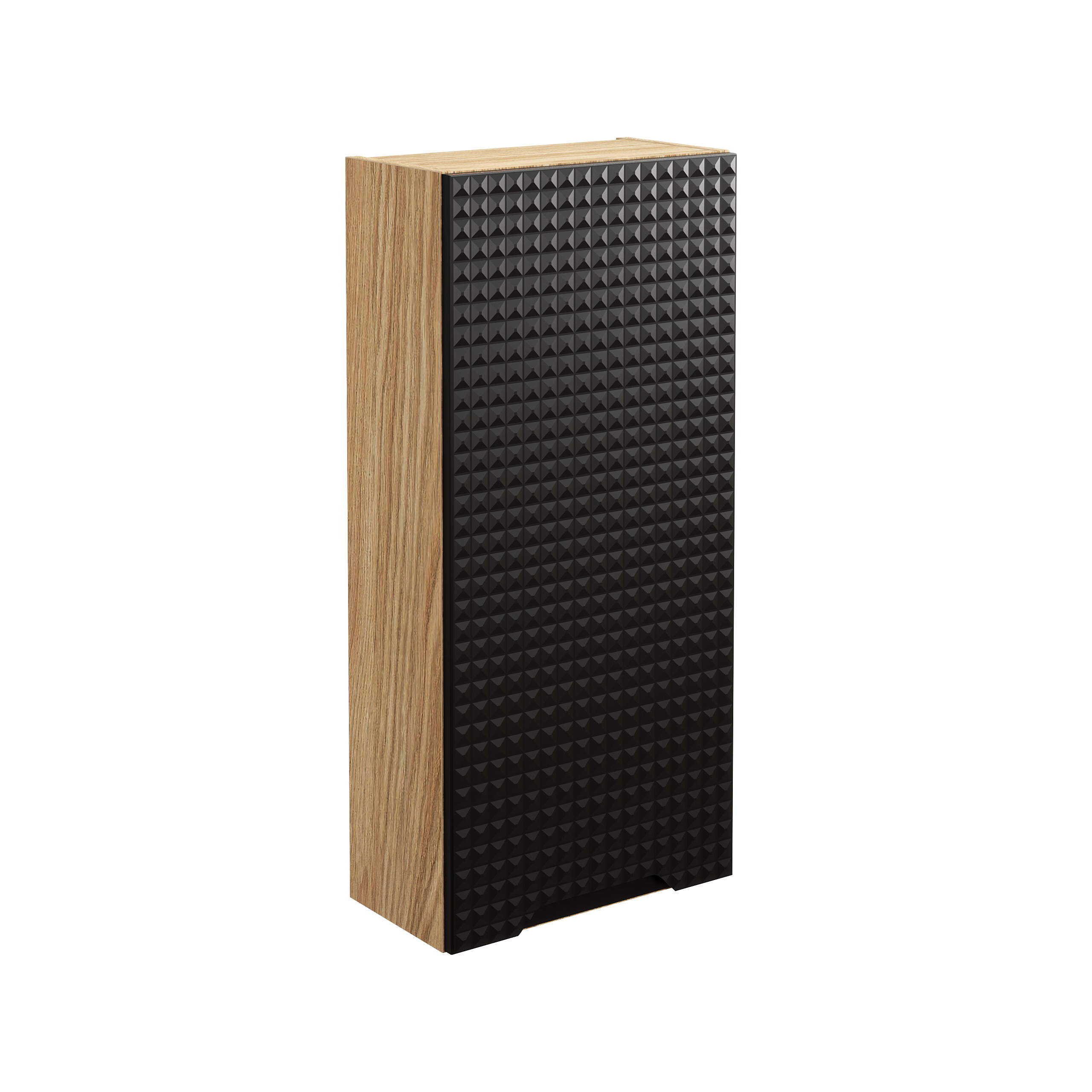 Comad Luxor Black szafka 35x19x75 cm czarna-dab LUXOR BLACK 83-35-1D