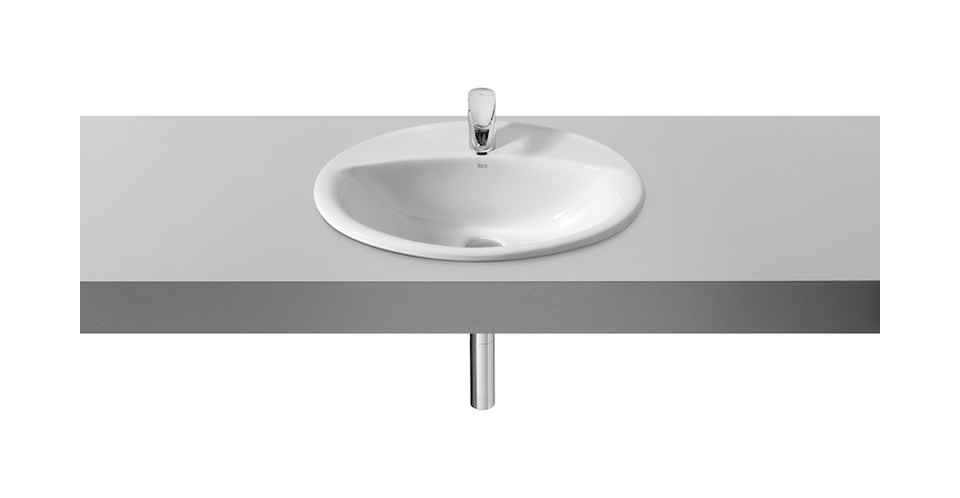 Roca Aloa umywalka 56x47,5 cm wpuszczana biała A327865000 - Wysyłka w 24h