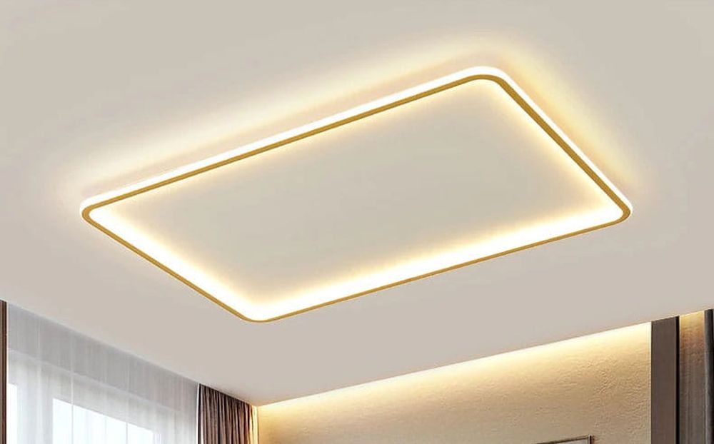 Abruzzo Cerchio Angelo plafon 1x60 W LED biały/złoty ABR-PLP-60W-110CM-CCT