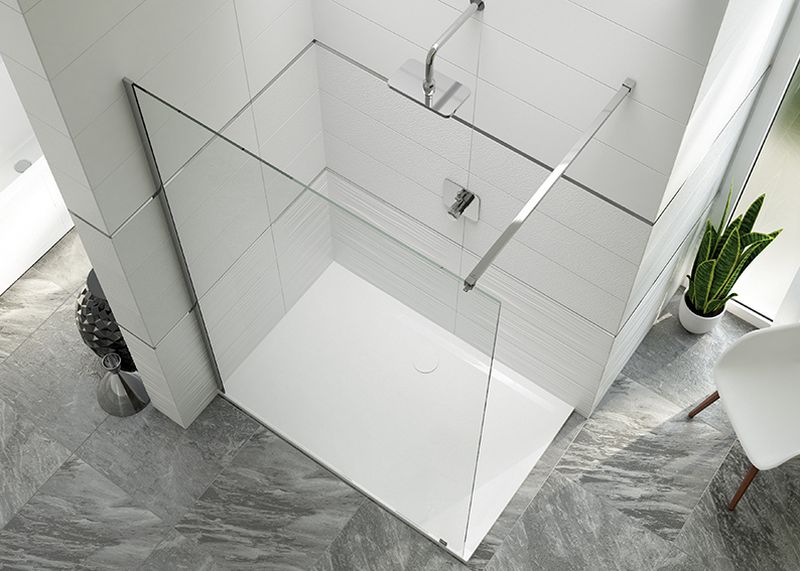Sanplast Altus II ścianka prysznicowa 130 cm chrom połysk/szkło przezroczyste 600-121-2971-42-401