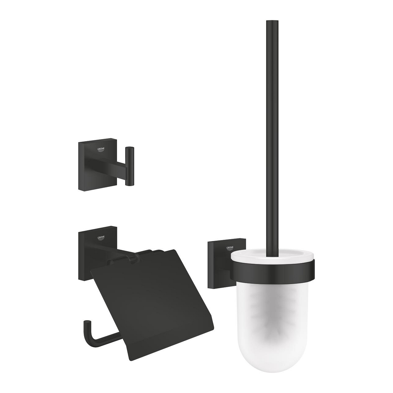 Grohe Start Cube zestaw akcesoriów łazienkowych czarny mat 411232430 - Wysyłka w 24h