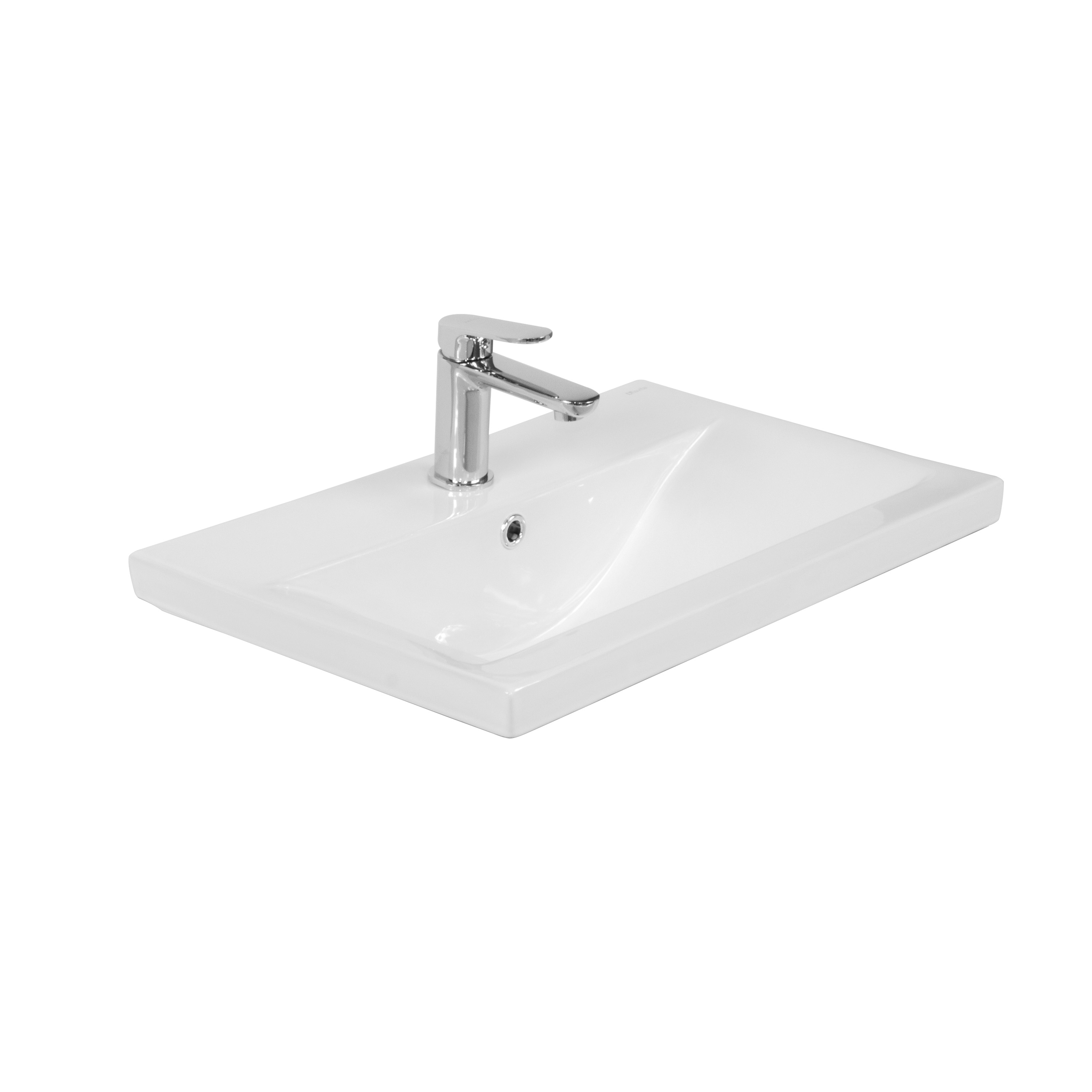 LaVita Kalifornia 60 umywalka 61x39 cm meblowa biały połysk