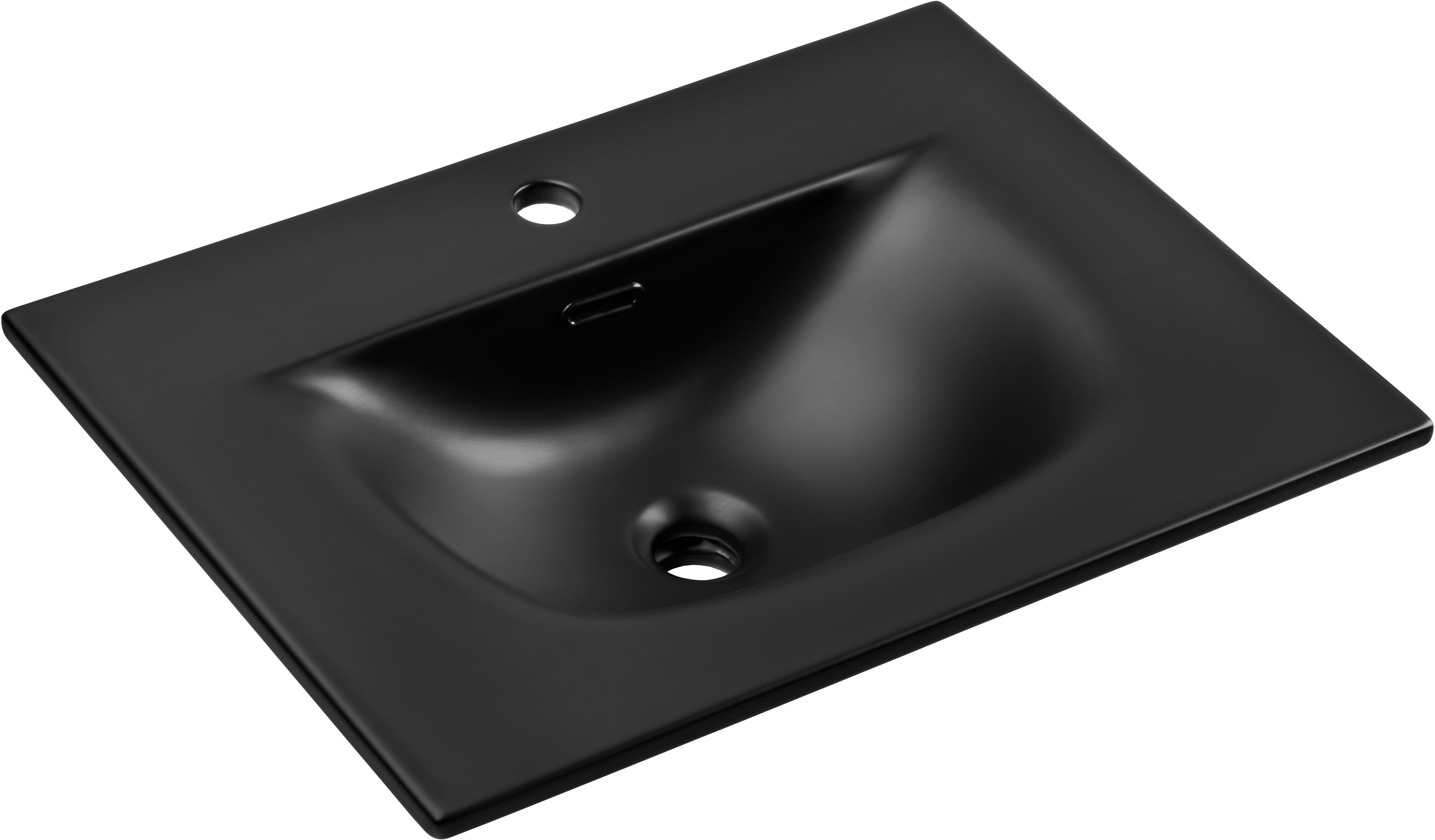 Comad Sky umywalka 61x46 cm prostokątna meblowa czarna SKY 1 BLACK MATT 60 DP ( E-8099-60 )