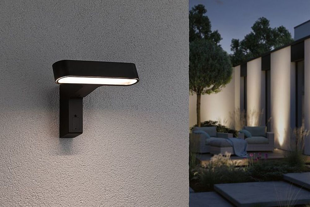Paulmann Ito kinkiet zewnętrzny 1x7W LED z czujnikiem ruchu grafit 94548