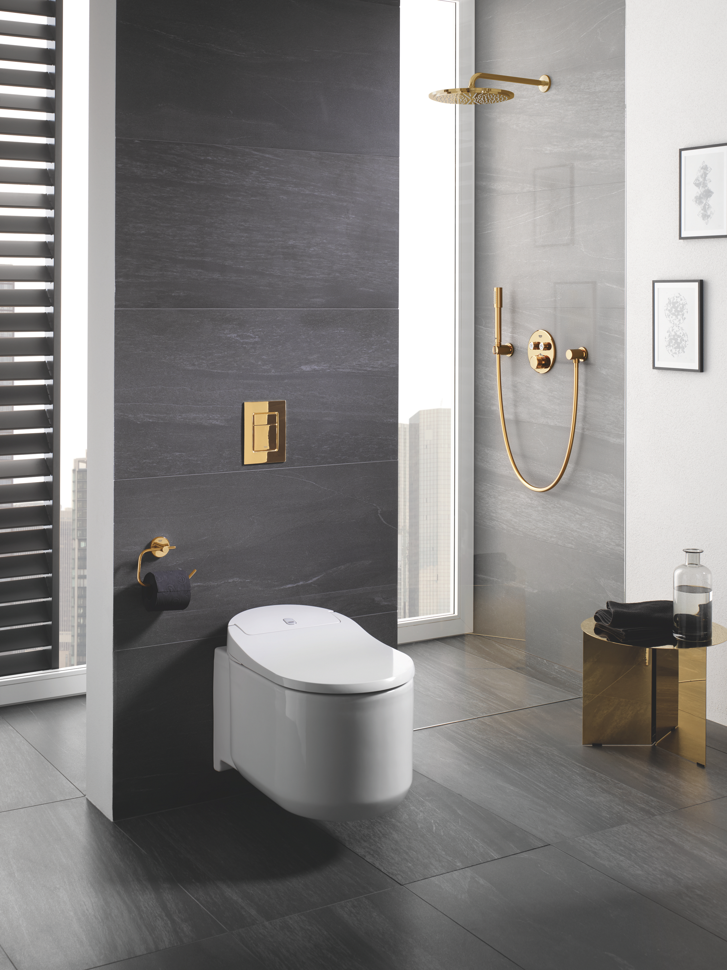Grohe Skate Cosmopolitan przycisk spłukujący cool sunrise 38732GL0