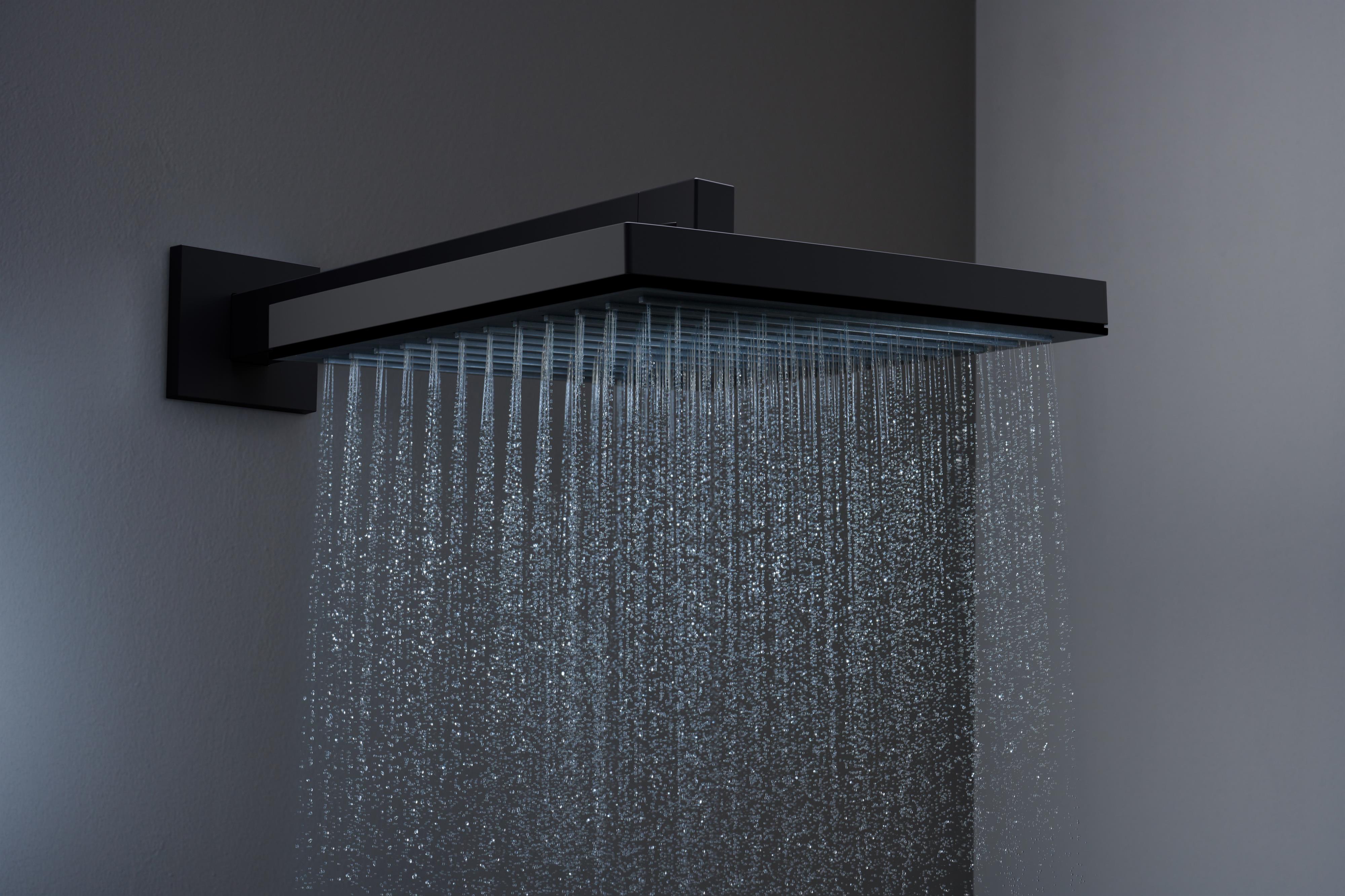 Hansgrohe Pulsify E deszczownica 26 cm kwadratowa czarny mat 24330670