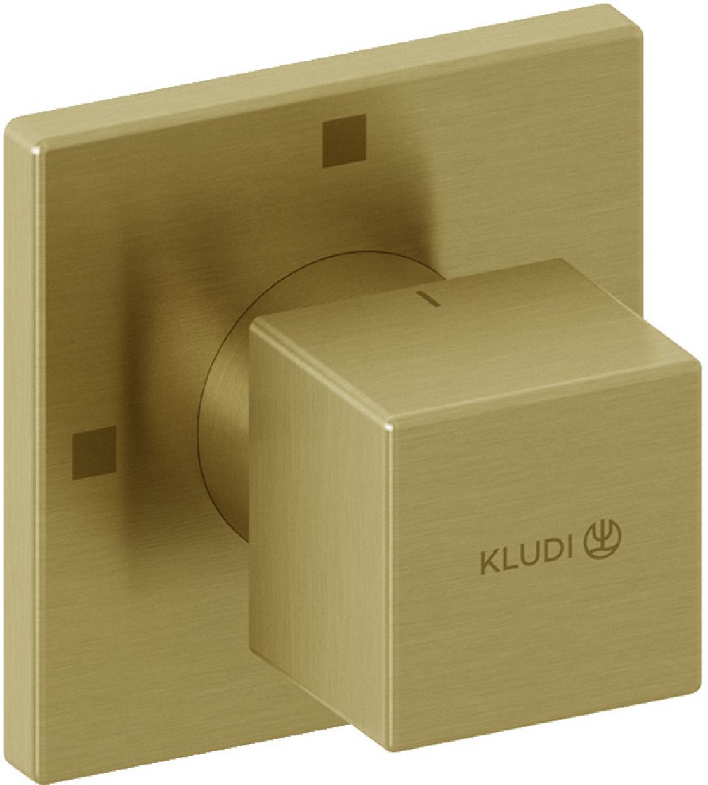 Kludi Decus element zewnętrzny zaworu podtynkowego złoty szczotkowany 54846N075
