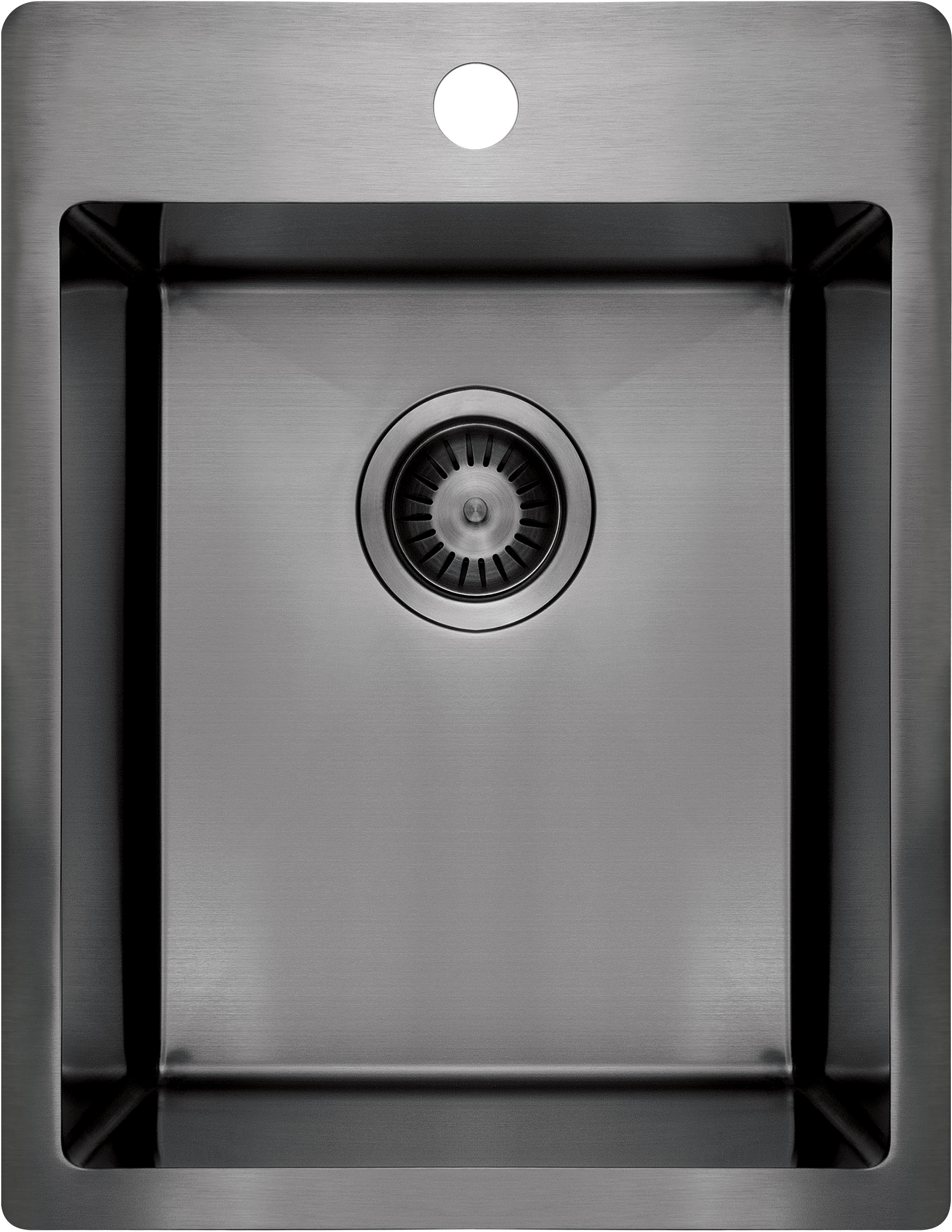 Deante Olfato zlewozmywak stalowy 50,5x39 cm titanium ZPO_D10E