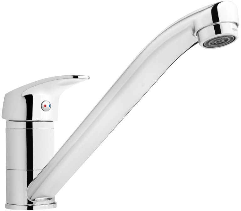 Invena Ava New bateria kuchenna stojąca chrom BZ-06-001
