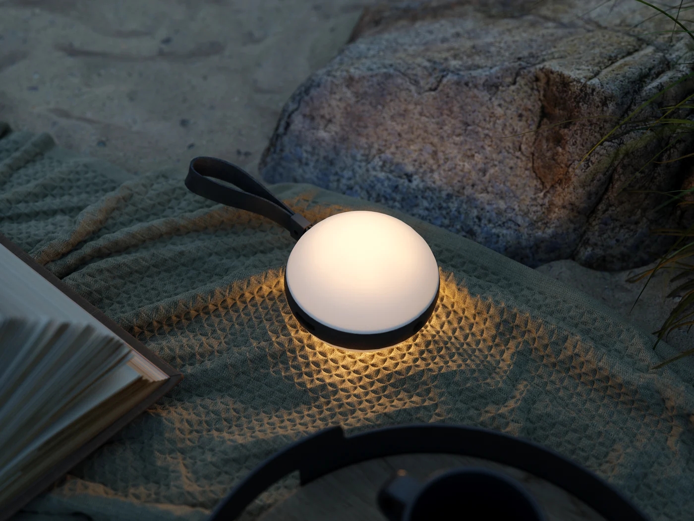 Nordlux Bring lampa ogrodowa przenośna 1x12W LED czarny/biały 2218013001