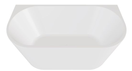 Besco Vica wanna przyścienna 170x80 cm owalna biała #WAS-170VNBO