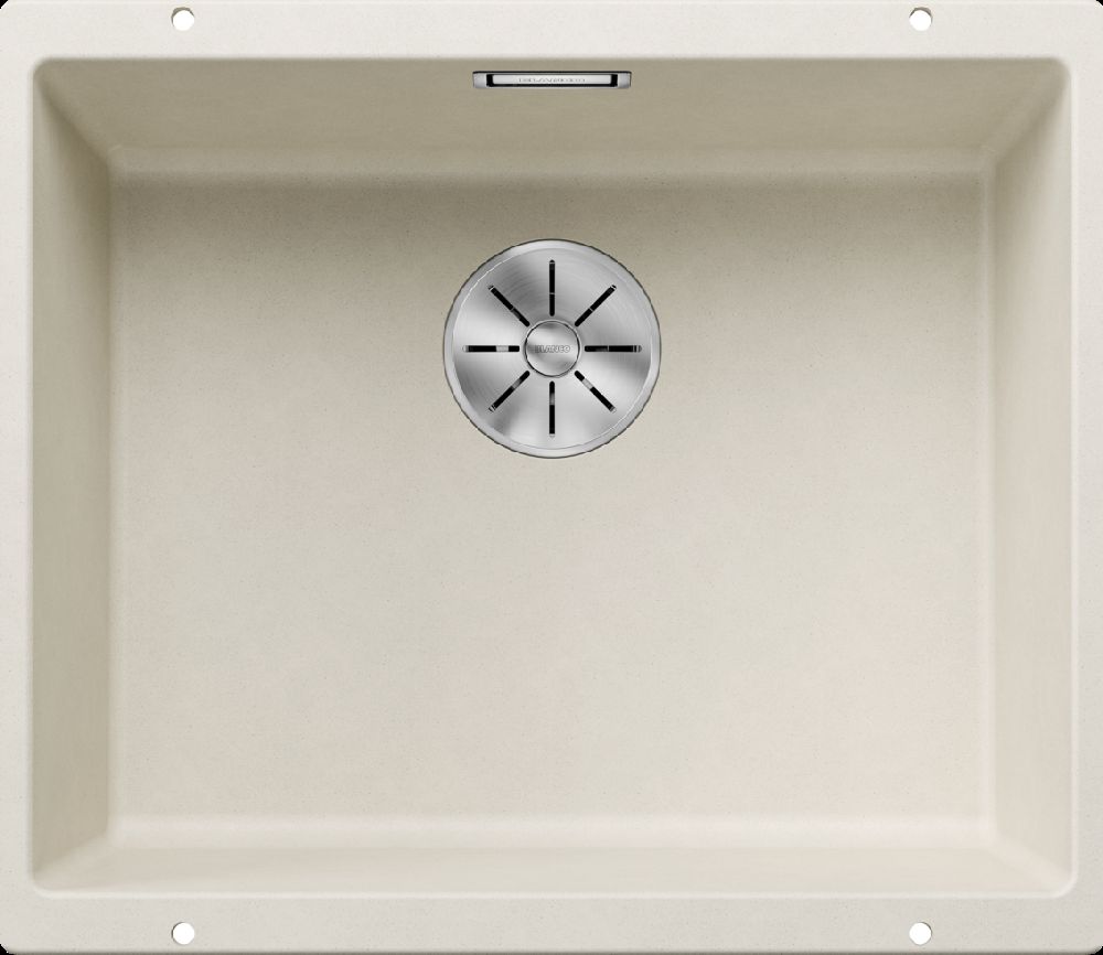 Blanco Subline 500-U zlewozmywak granitowy 53x46 cm delikatnie biały 527170