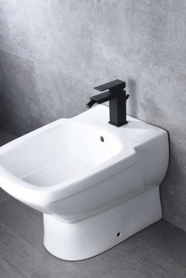 Blue Water Toronto bateria bidetowa stojąca czarny mat TOR-BB.040CZARNYMAT
