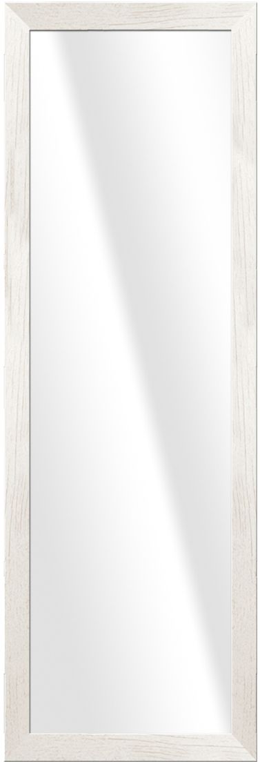 Styler Lahti lustro prostokątne 127x47 cm rama białe drewno mat LU-01171