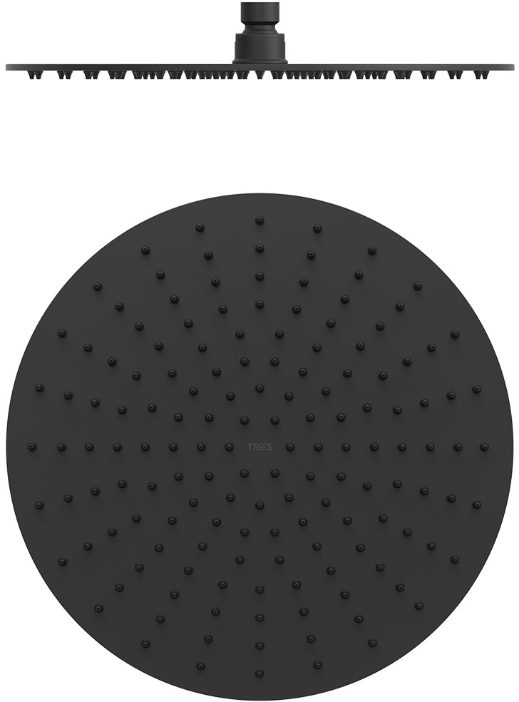 Tres deszczownica 30 cm okrągła czarny mat 134315010NM