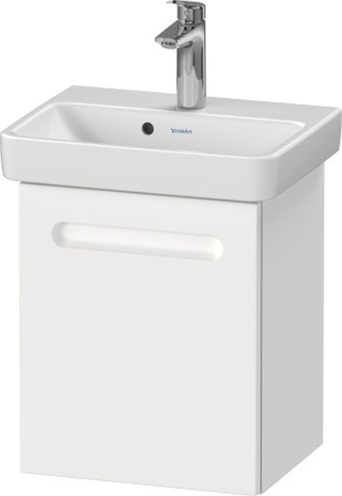 Zestaw Duravit No.1 umywalka z szafką 39 cm prawa biały mat/biały (N14266R18180000, 07434500002)