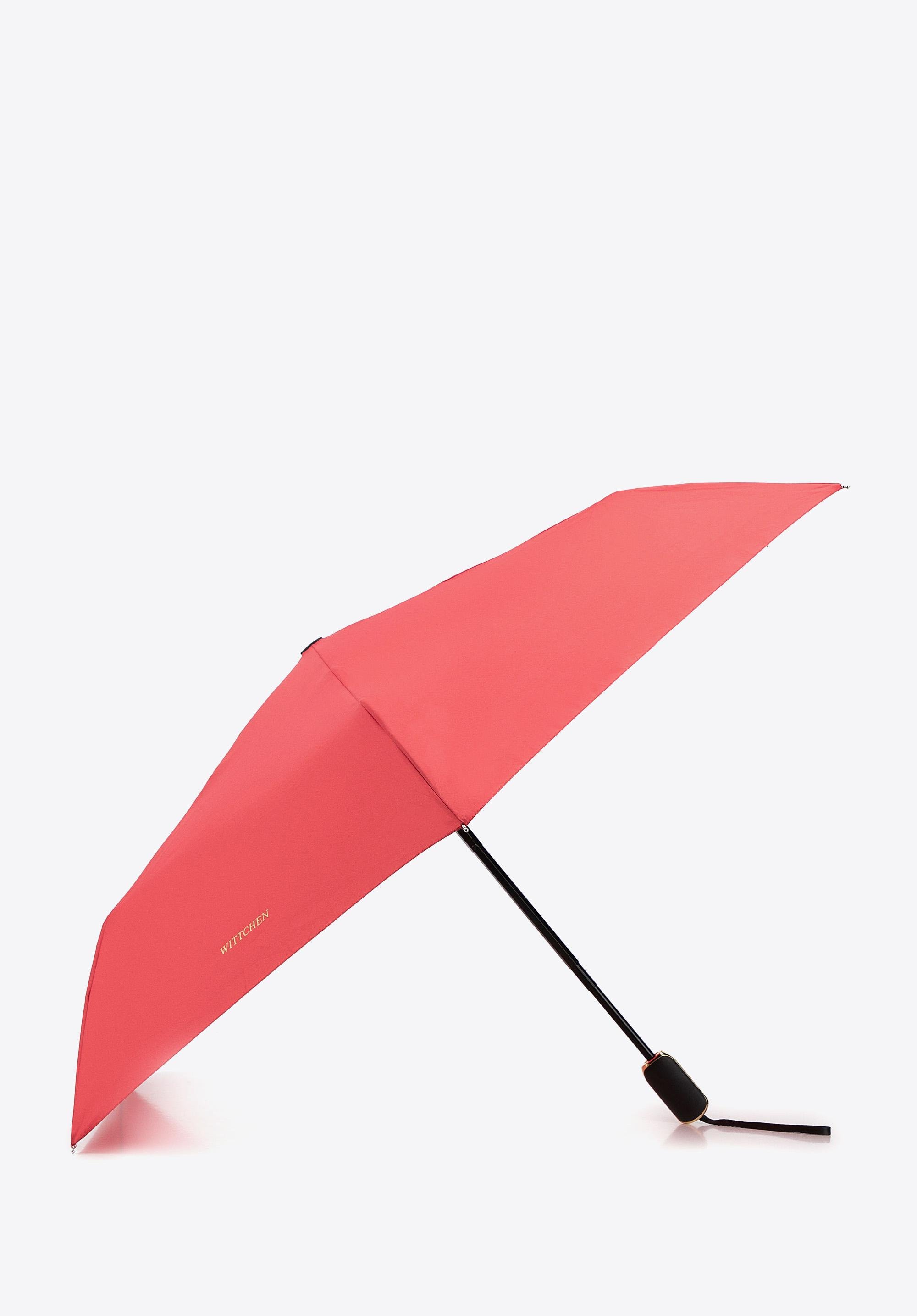 Parasol płaski automatyczny czerwony