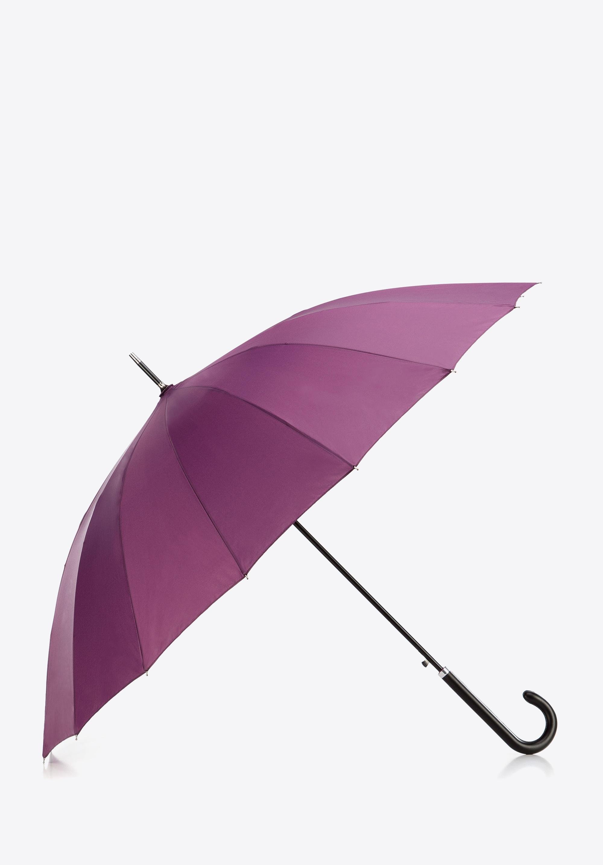 Parasol półautomatyczny szeroki fioletowy