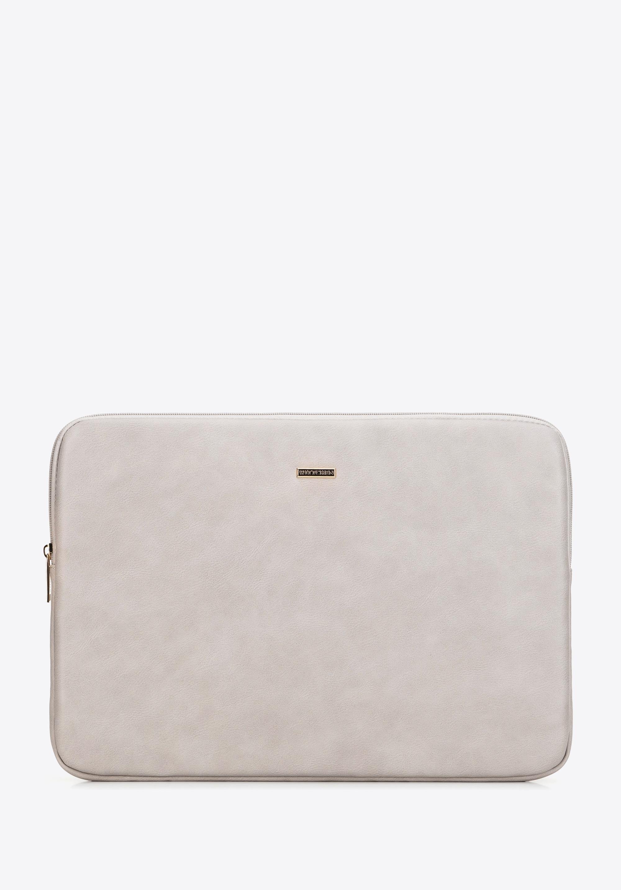 Etui na laptopa 15.6” z ekoskóry beżowe