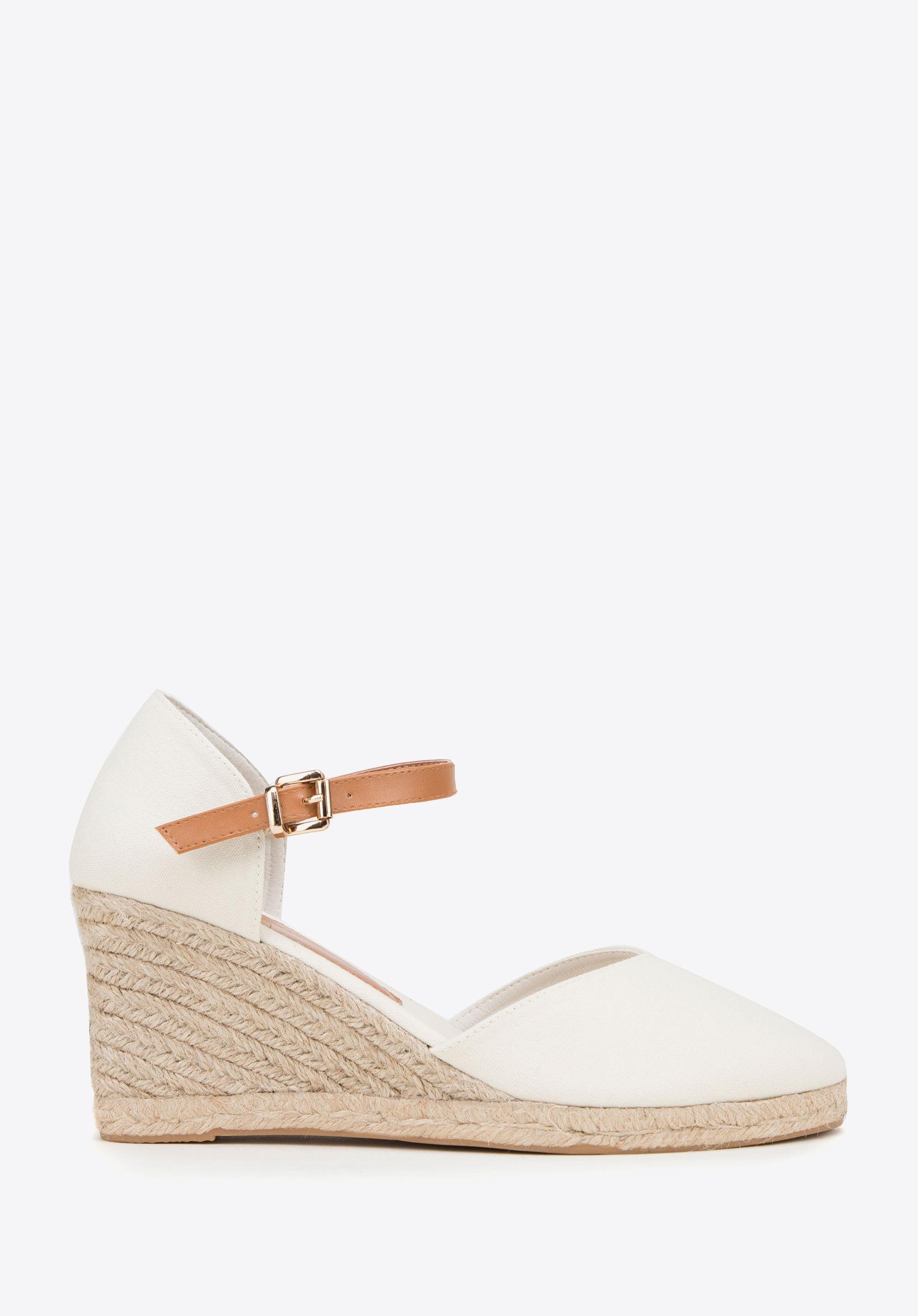 Damskie espadryle z paskiem