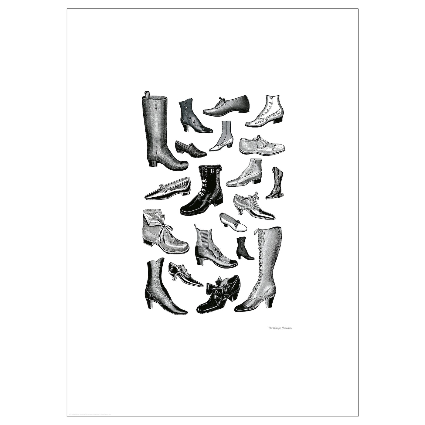 IKEA BILD Plakat, Modne obuwie, 50x70 cm