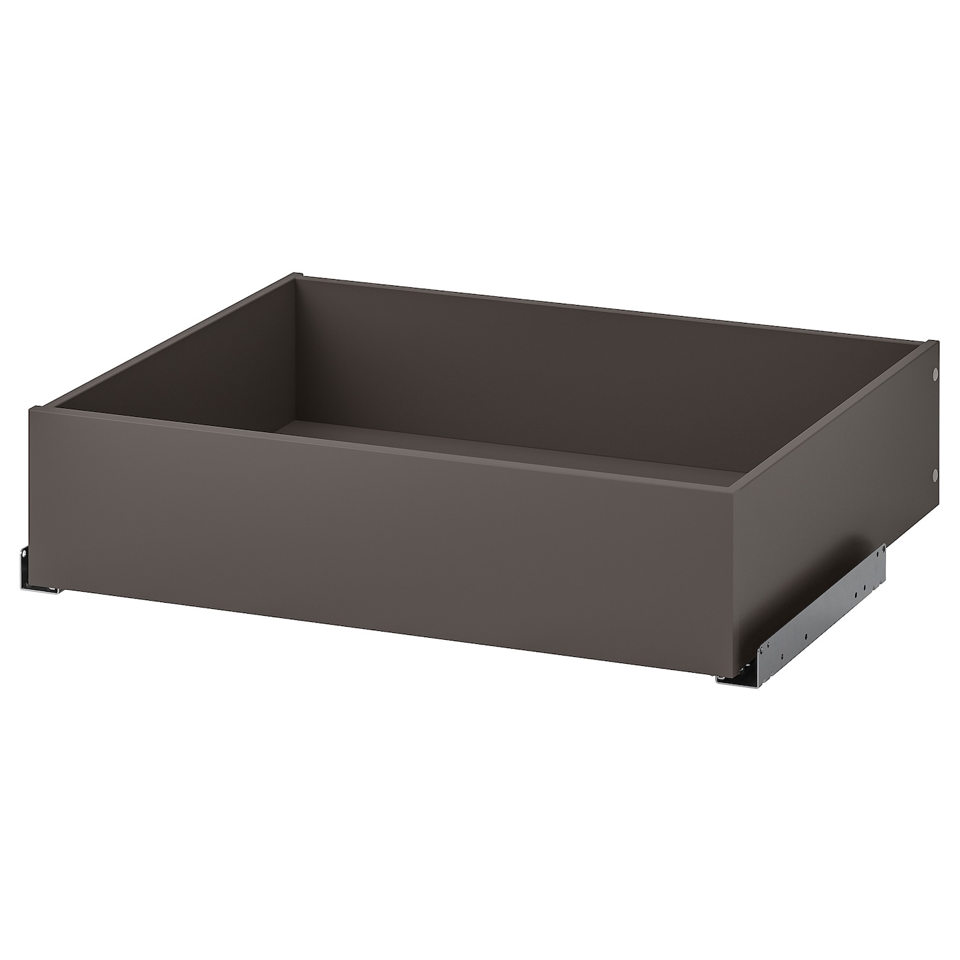 IKEA KOMPLEMENT szuflada, ciemnoszary, 75x58 cm