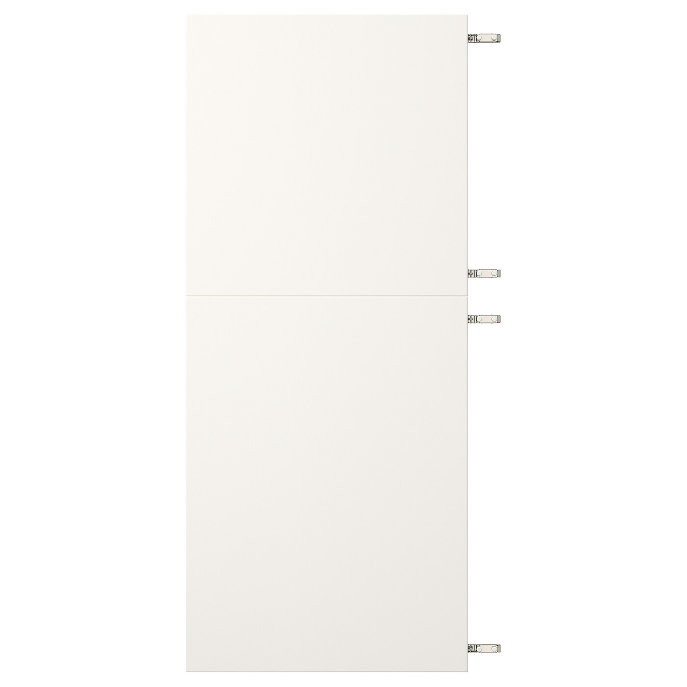 IKEA VEDDINGE drzwi łączone z zawiasami, biały, 60x140 cm
