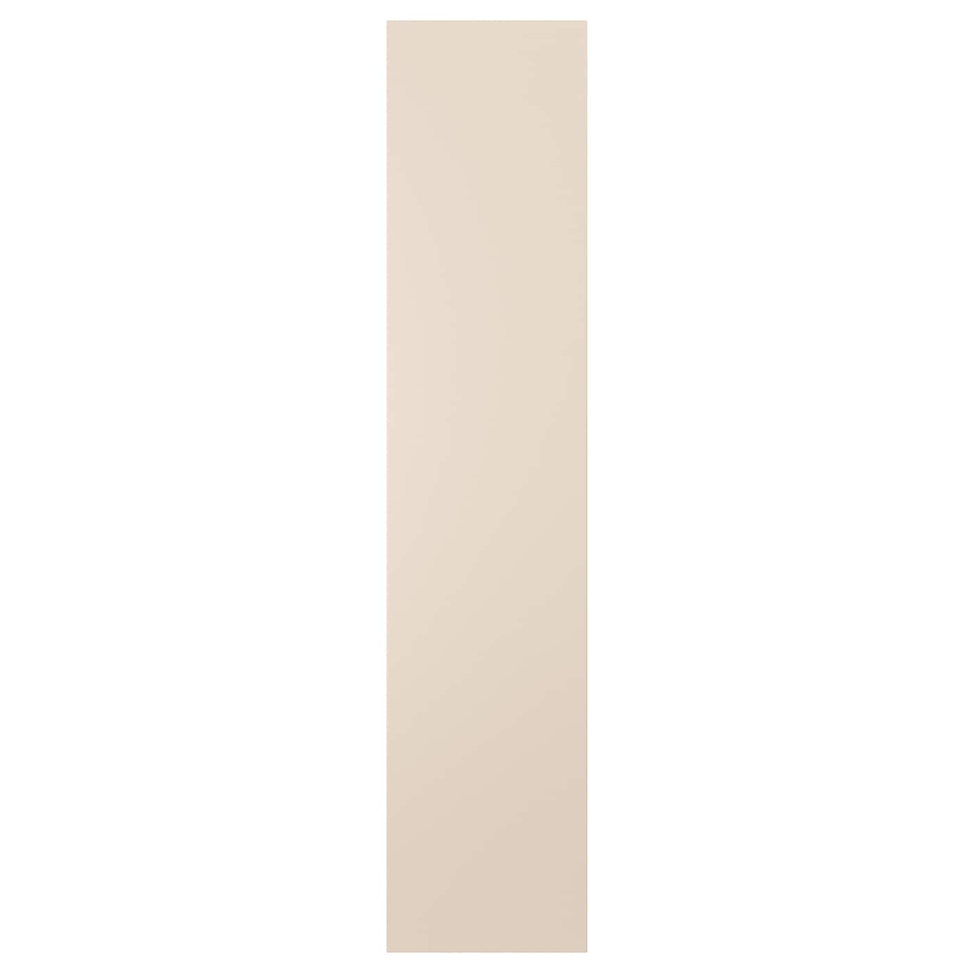 IKEA REINSVOLL drzwi z zawiasami, szarobeżowy, 50x229 cm