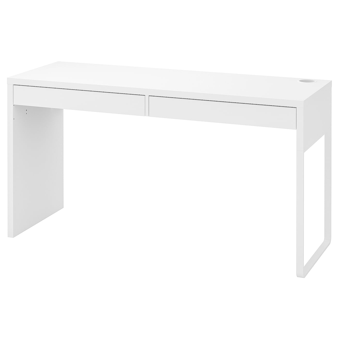 IKEA MICKE biurko, biały, 142x50 cm