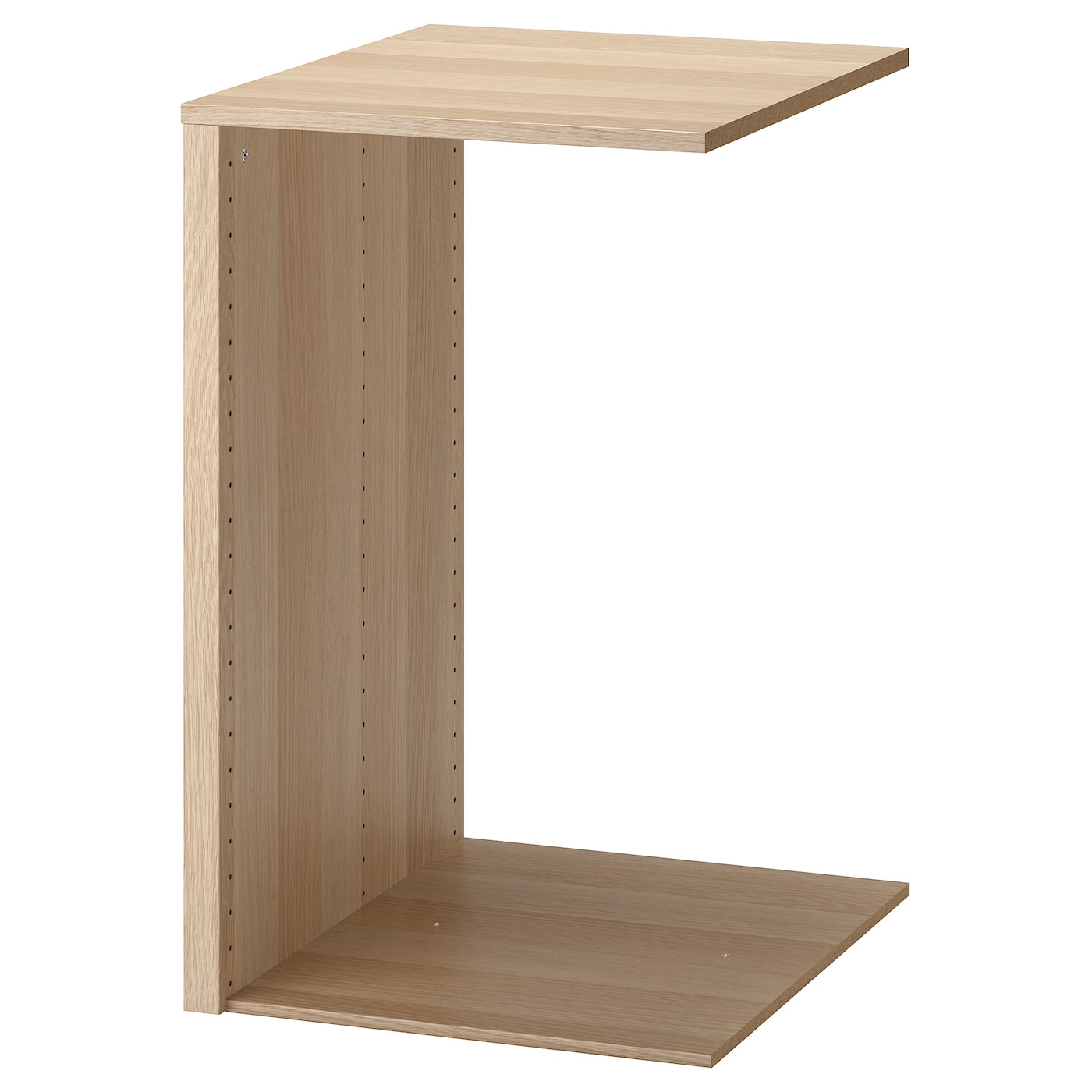 IKEA KOMPLEMENT przegroda do obudowy, imitacja dębu bejcowanego na biało, 75-100x58 cm