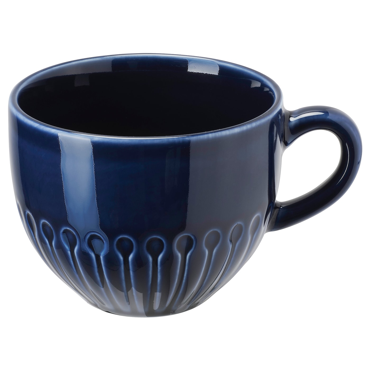 IKEA STRIMMIG kubek, kamionka niebieski, 36 cl