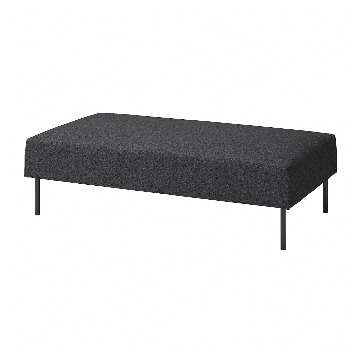 IKEA LILLEHEM moduł 2-osobowy, Gunnared/ciemnoszary metal, Głębokość: 72 cm