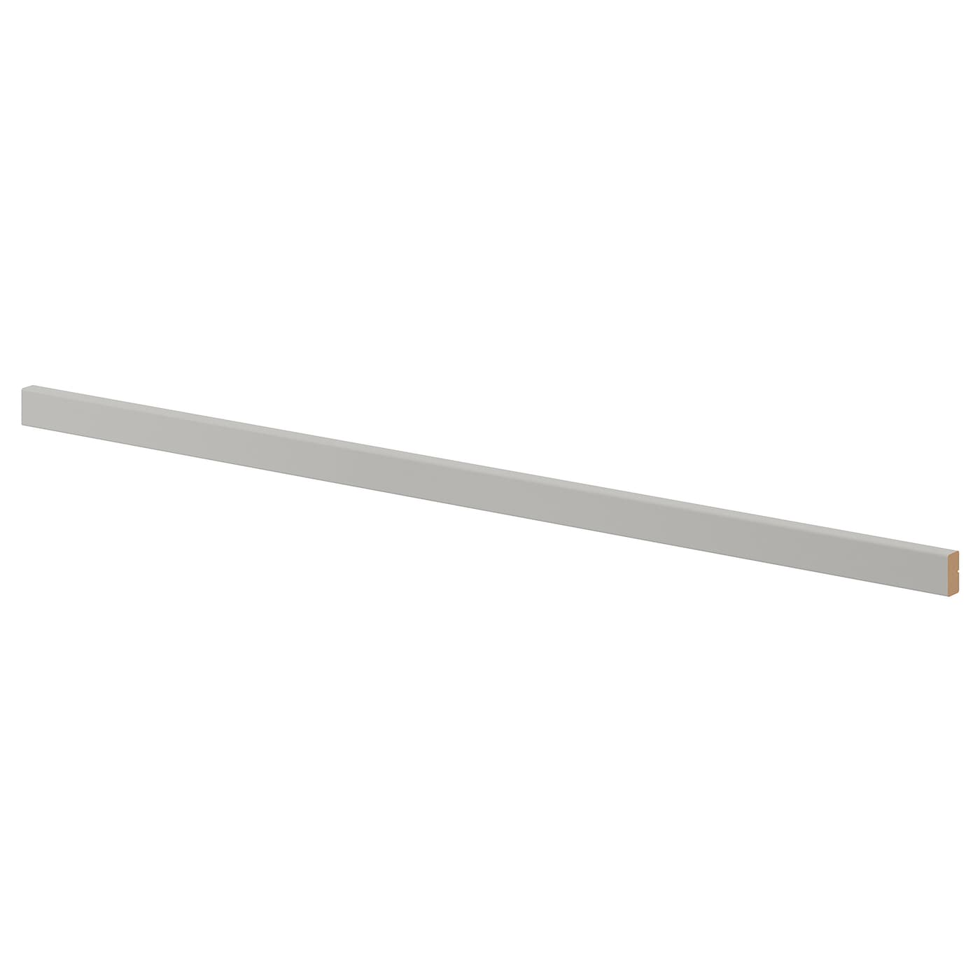 IKEA LERHYTTAN cokół ozdobny, jasnoszary, 220 cm