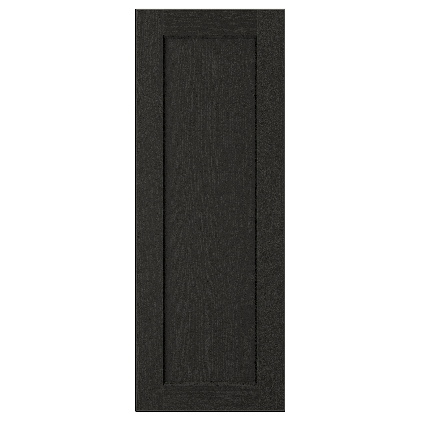 IKEA LERHYTTAN drzwi, bejcowane na czarno, 30x80 cm