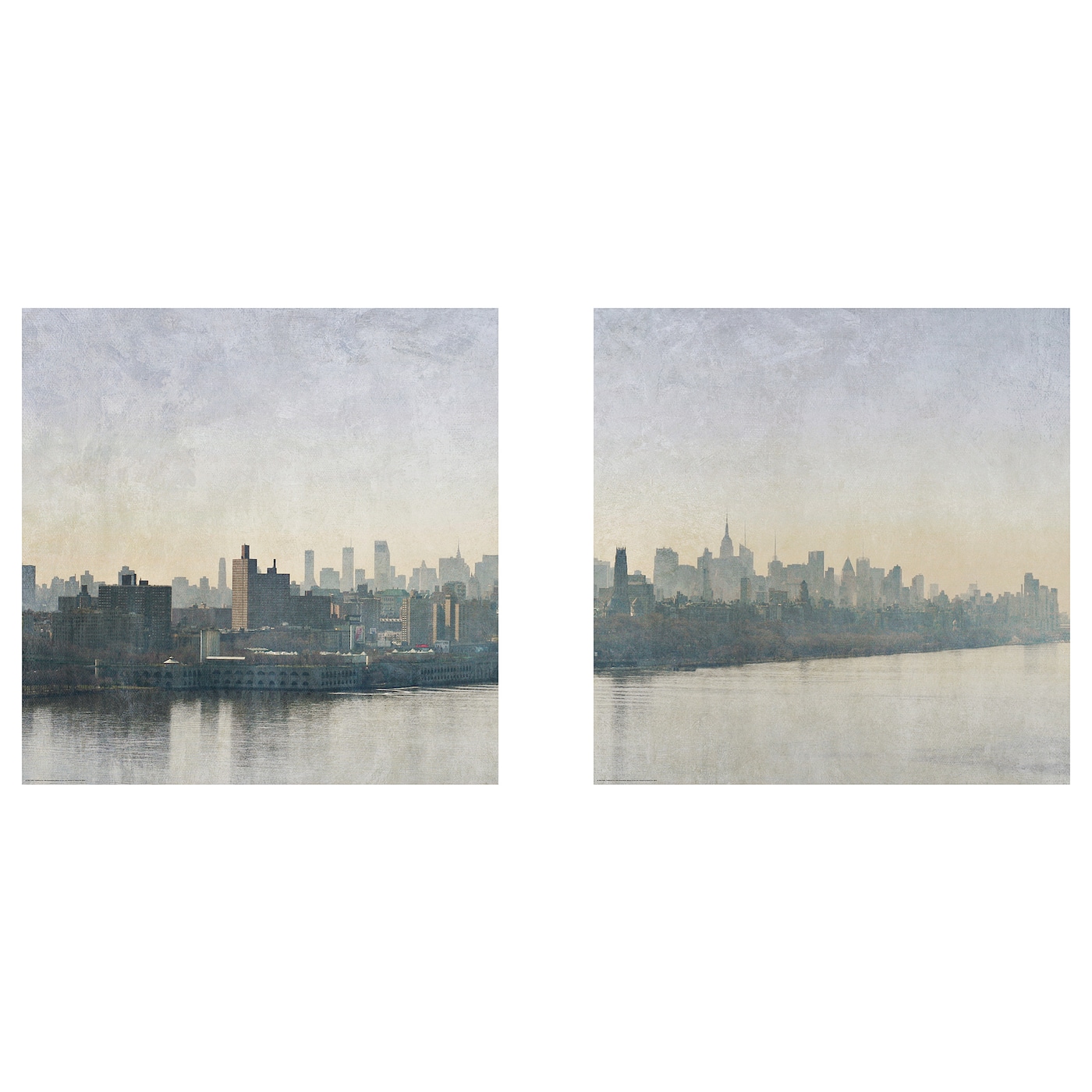 IKEA BILD Plakat, srebrna mgła, 50x50 cm