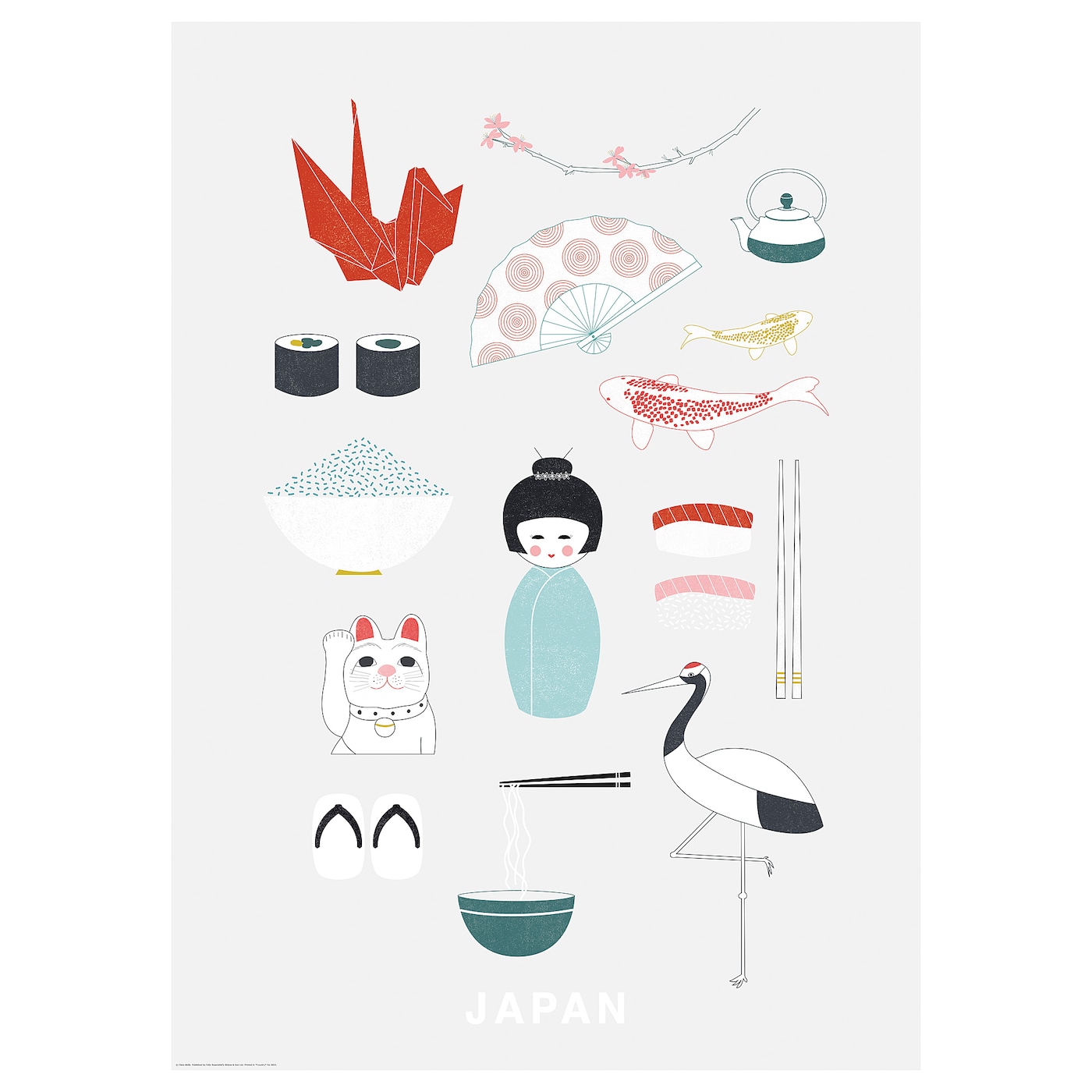 IKEA BILD Plakat, w Japonii, 50x70 cm