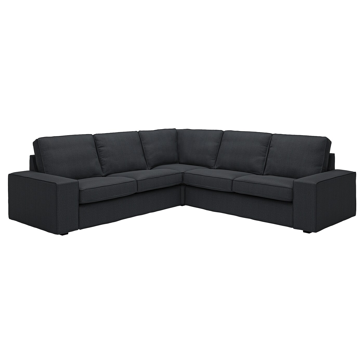 IKEA KIVIK sofa narożna 4-osobowa, Tresund antracyt, Głębokość: 95 cm