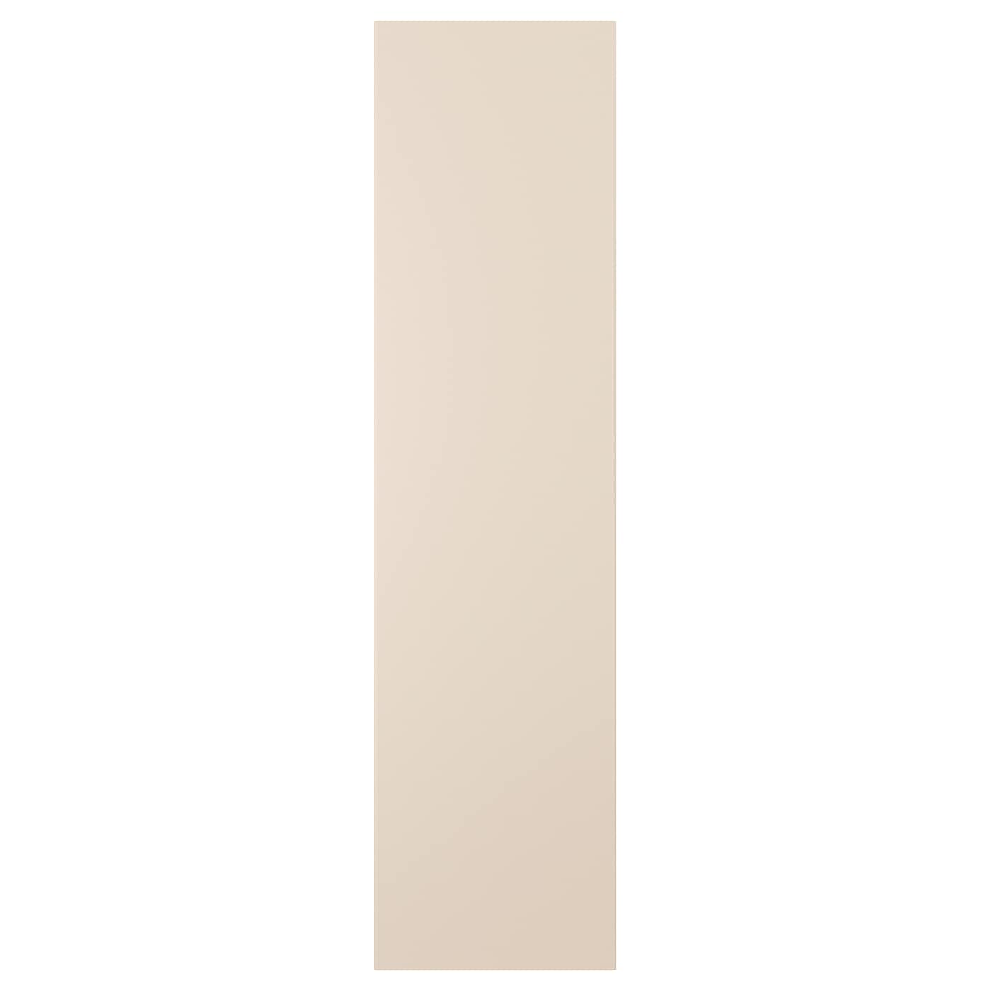 IKEA REINSVOLL drzwi z zawiasami, szarobeżowy, 50x195 cm