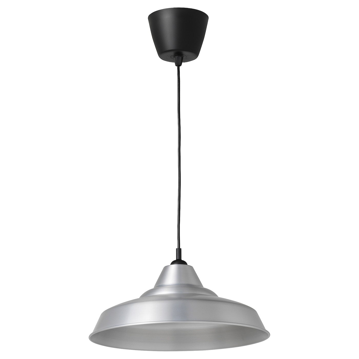 IKEA TRETTIOEN lampa wisząca, srebrny, 38 cm