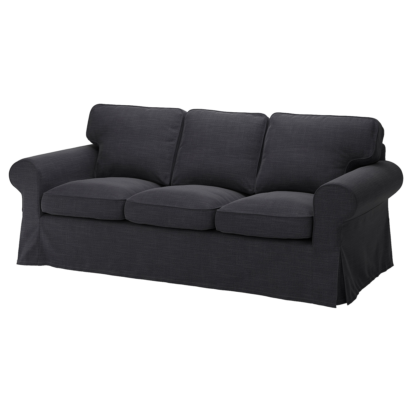 IKEA EKTORP sofa 3-osobowa, Hillared antracyt, Szerokość: 218 cm