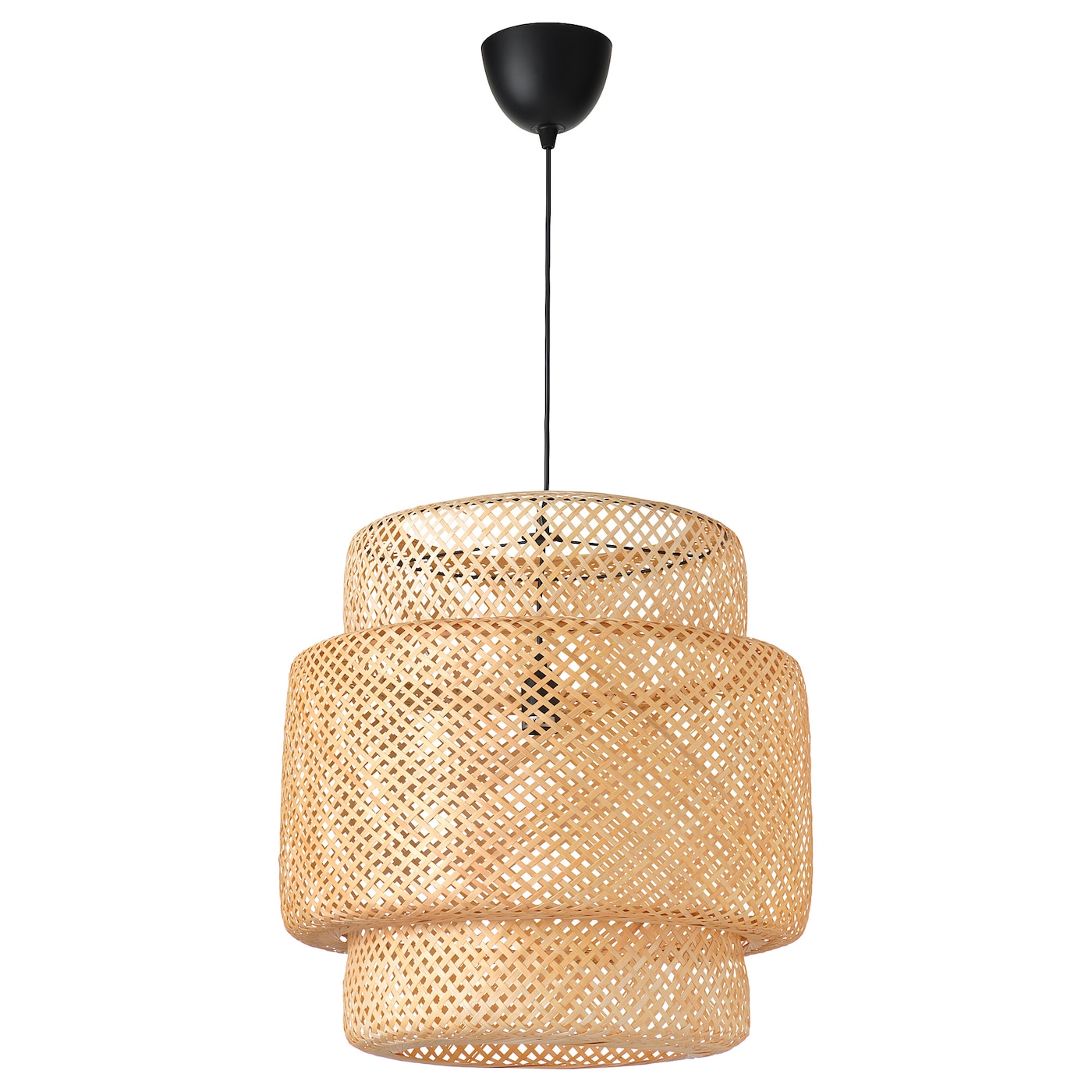 IKEA SINNERLIG lampa wisząca, bambus/wykonano ręcznie, 50 cm