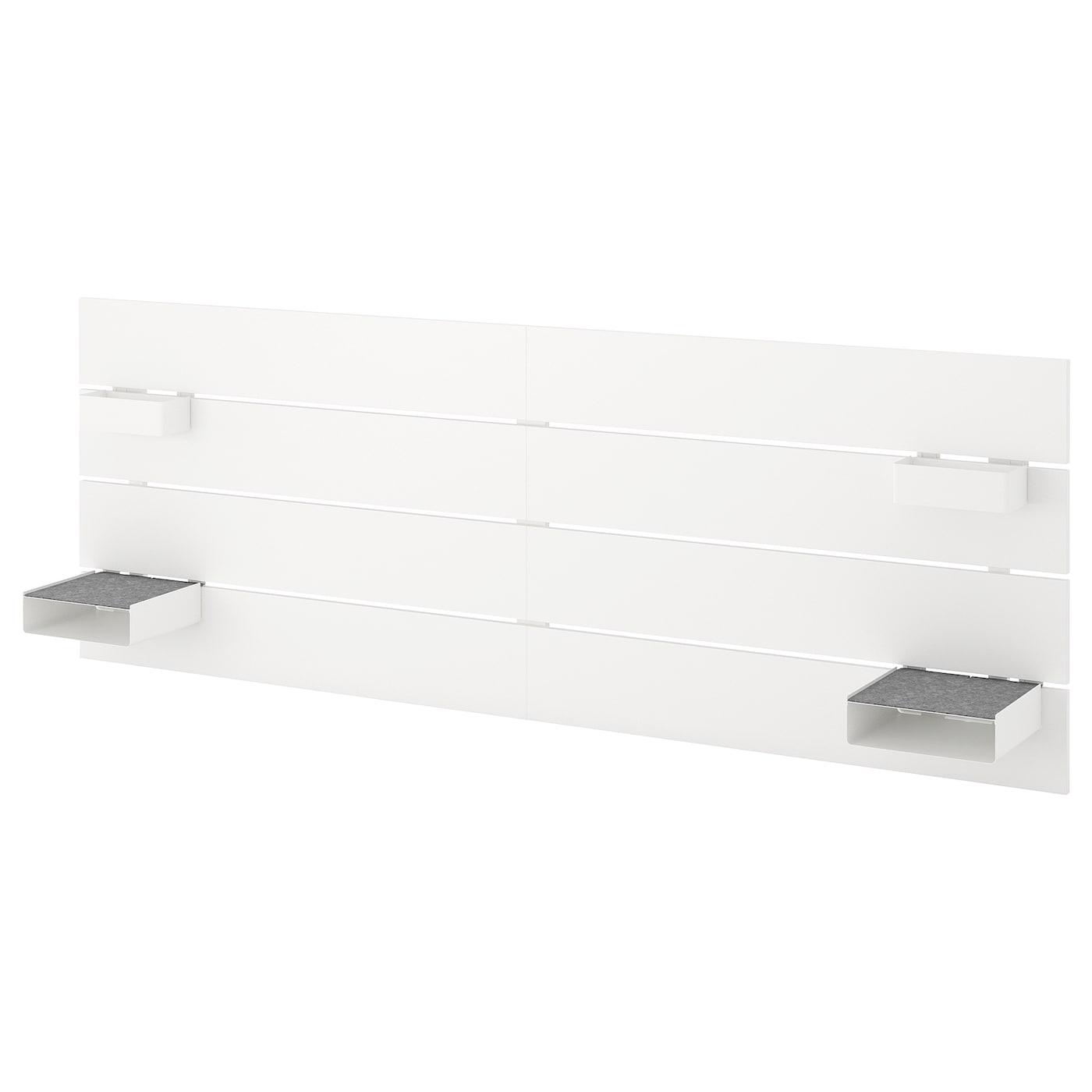 IKEA NORDLI zagłówek, biały, 140/160 cm