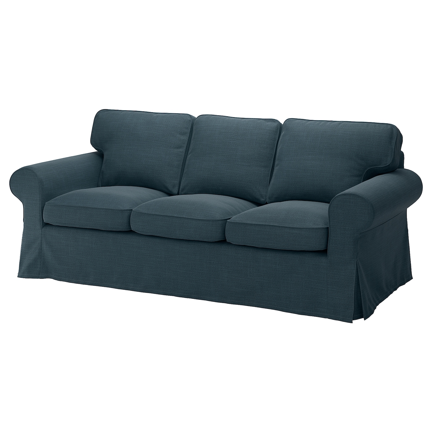 IKEA EKTORP sofa 3-osobowa, Hillared granatowy, Szerokość: 218 cm
