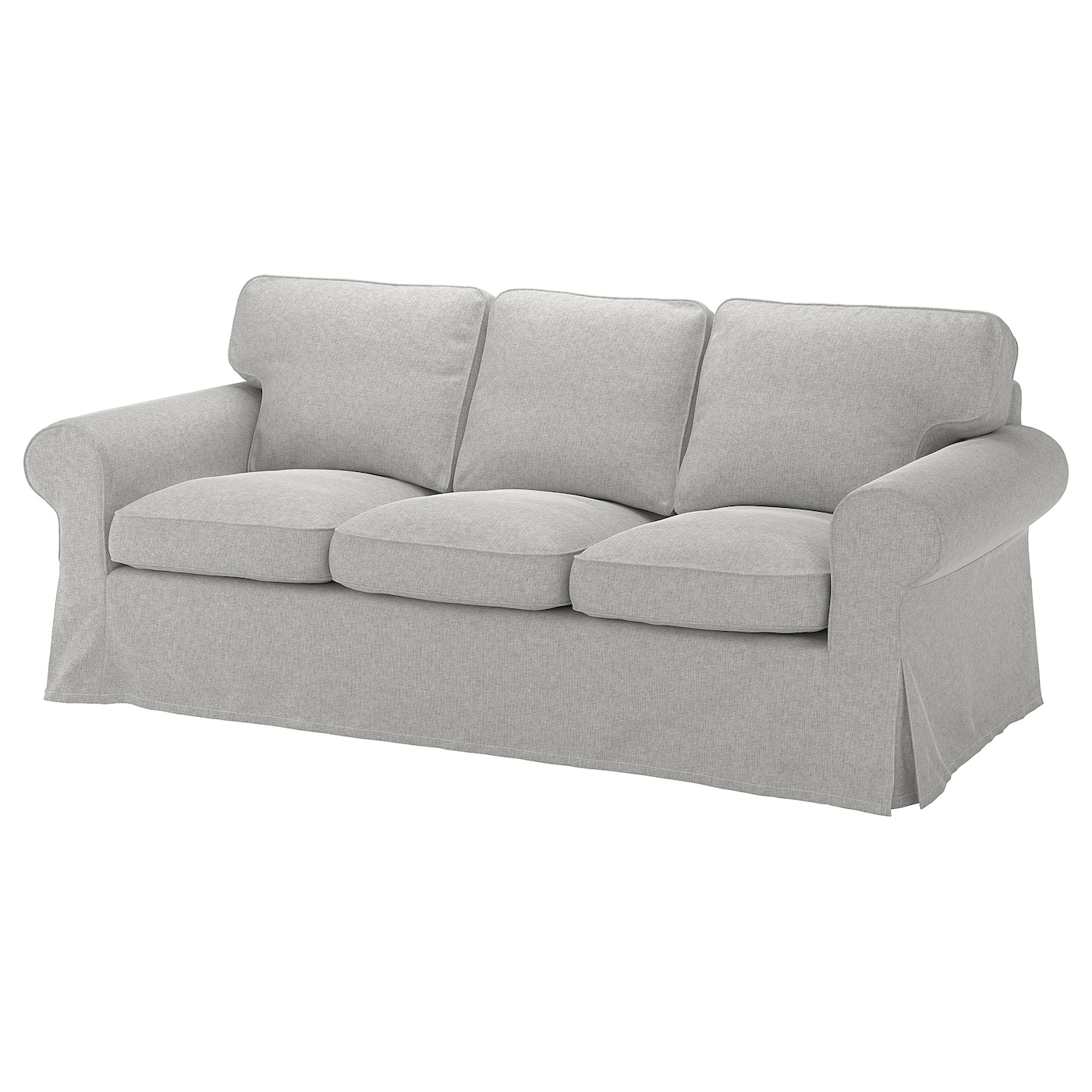 IKEA EKTORP sofa 3-osobowa, Tallmyra biały/czarny, Szerokość: 218 cm