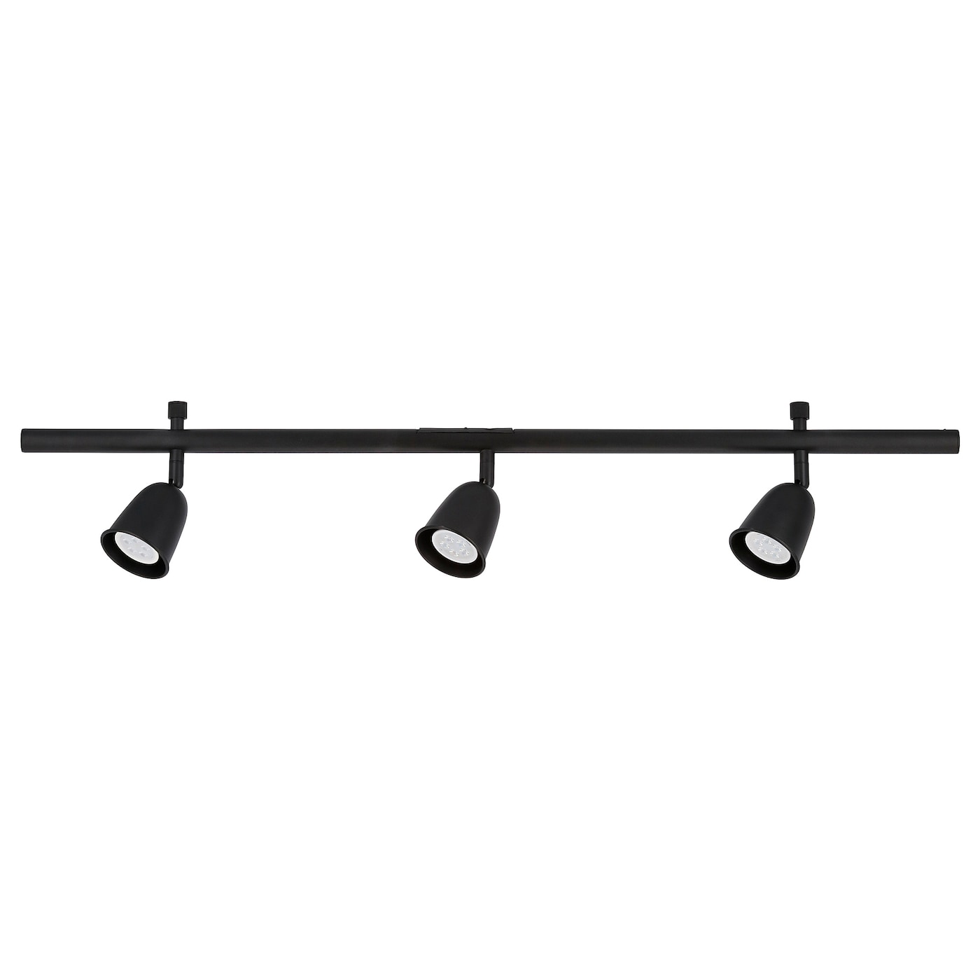 IKEA SKURUP lampa sufitowa, 3 reflektory, czarny, Maks.: 8.5 Wat