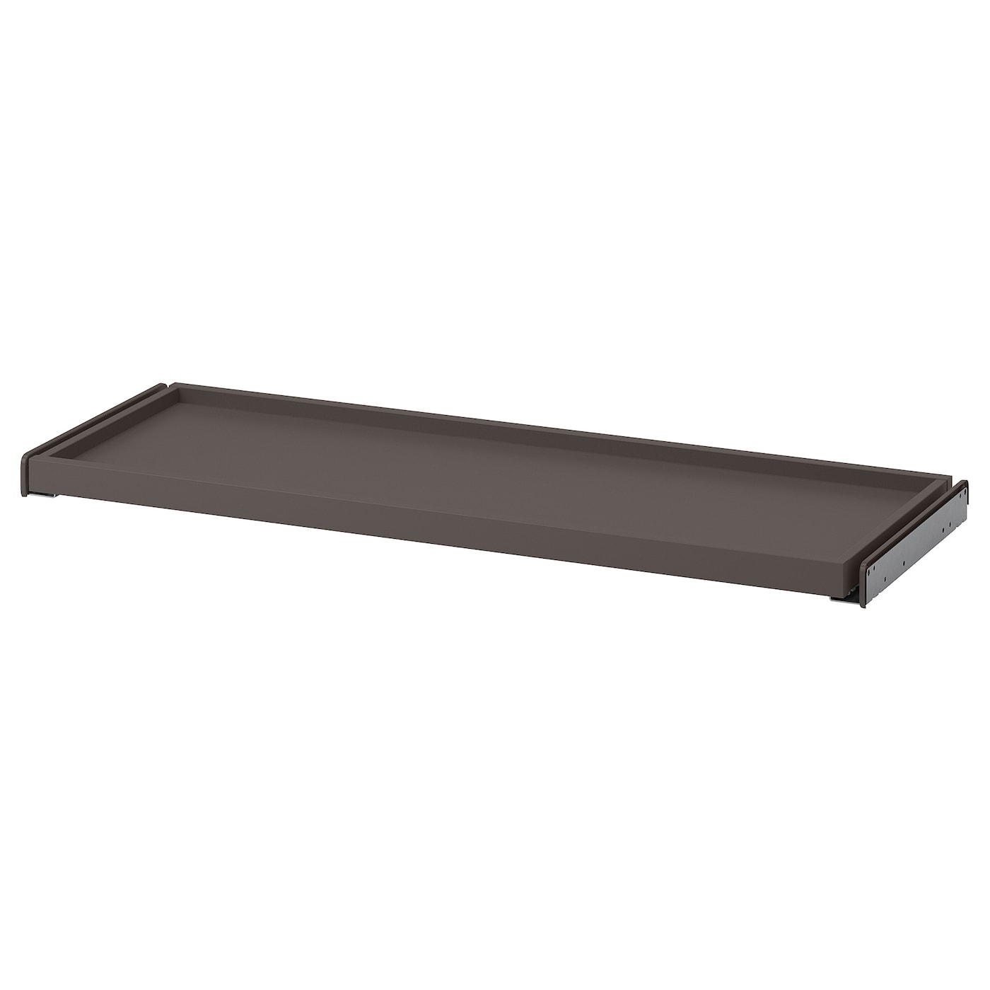 IKEA KOMPLEMENT wysuwana taca, ciemnoszary, 100x35 cm