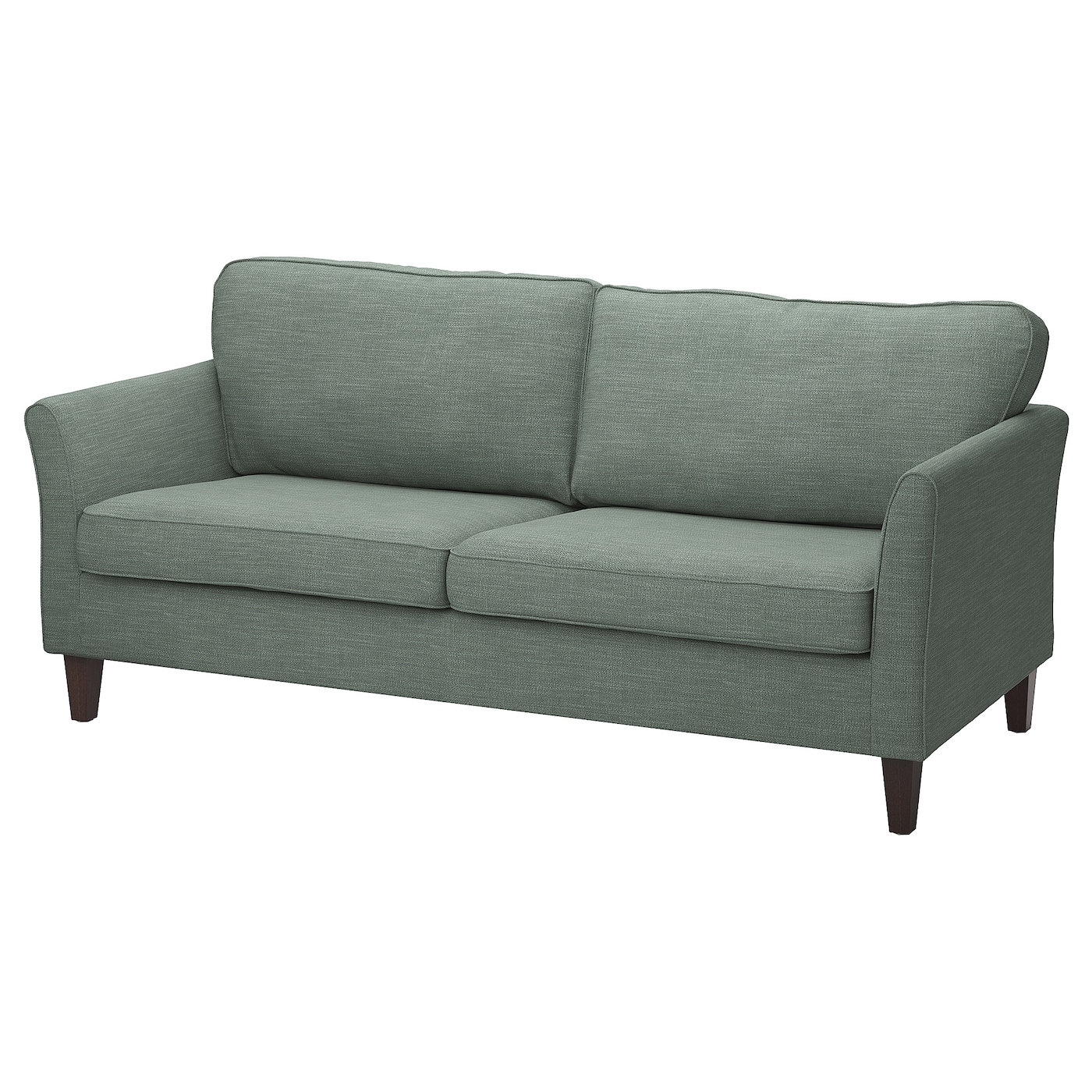 IKEA EKHOLMA sofa 3-osobowa, Hemmesta szarozielony, Głębokość: 85 cm